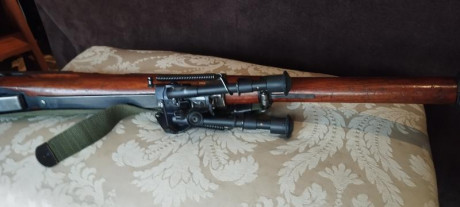 Vendo Schmidt Rubin K31 muy buen estado con bipode, 120 vainas, corrector de punto de mira. 5 cargadores.
Dies 00