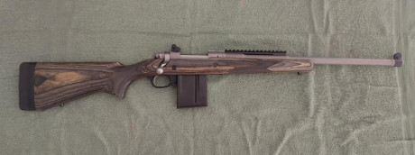 Vendo Ruger Scout en calibre .308WIN, con un cargador metálico original Ruger de 10 cartuchos de capacidad, 01