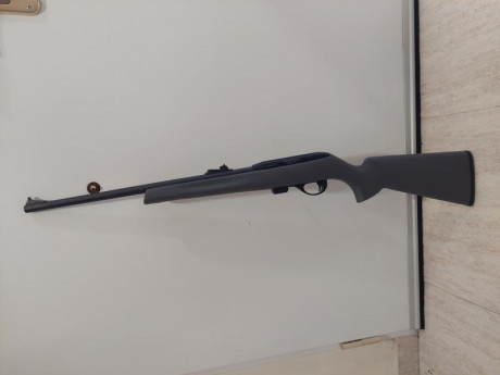 Hola,

Vendo carabina Remington 597 calibre 22Lr.
Poco uso,pequeñas marcas de guardar en armero.
Precio 01