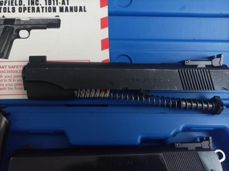 Vendo pistola 1911 marca Springfield armorny calibre 9 mm y carro del 45 acp marca llama el carro va junto 00