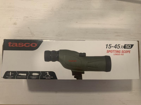 TELESCOPIO TASCO FC 15-45x50. Revestimiento de la lente: Multitratamiento Completo. Campo de visión (a 02