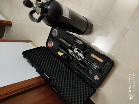 Hola a todos ,pues por no tener tiempo ni sitio para usarla vendo equipo completo con dos calibres,entra 02