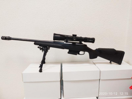 Hola, vendo rifle   TIKKA t3x tactical compact   con  freno de boca  original de tikka. Reestreno. 
  71