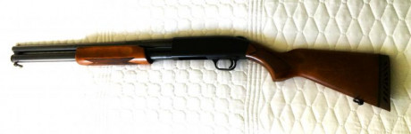 Pongo este anuncio en nombre de un amigo mío. 
Se trata de una Mossberg 500 del año 2002 en estado nuevo, 02