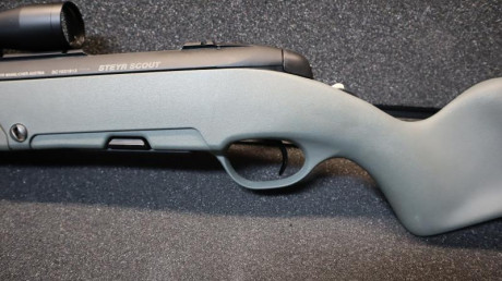 VENDIDO!!!
Steyr modelo Scout en calibre 308w.
Peso 3'3kg con visor.
Buen estado, presenta pequeños arañazos 160