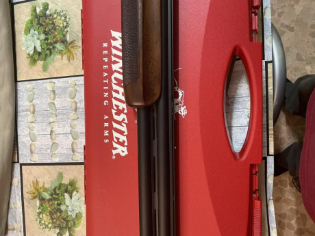 Winchester select trap, culata regulable, selector de tiro, 5 polichoques, recámara magnum, puede disparar 00