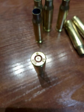 Se venden vainas del calibre 308 de la marca CBC con un solo disparo. El pedido mínimo es de 100 vainas 00