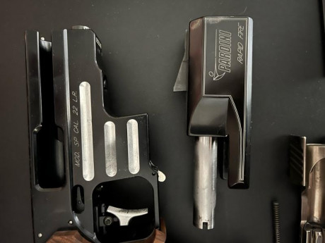 Se vende pistola pardini sp 22, mecanica, rapid fire.
Tiene cacha anatómica nill de talla L y cacha de 10