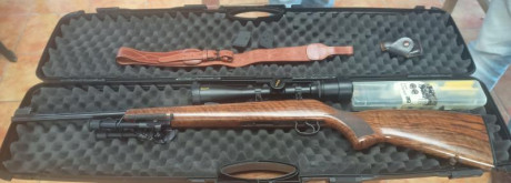 Se vende carabina Cz455 con los siguientes complementos:
-Visor Nikon Monarch 4-16
-Bípode Harris ultraligero 00
