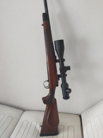 Hola vendo rifle Remington 700 en muy buen estado calibre 300 win mag con bases warne el alza y punto 21
