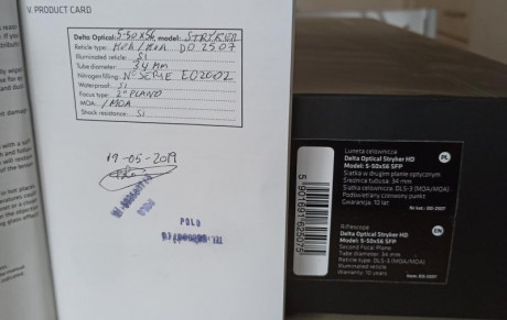 Se vende delta stryke 5-50x56 en buen estado, se vende por buscar otro de menos aumentos 3-18 o 3-24 con 01