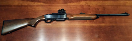 Pongo a la venta un Remington 7400 semiautomático en calibre 35 Whelen . Un calibre contundente según 00