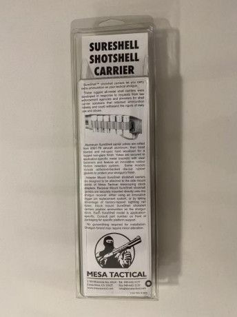 Portacartuchos MESA TACTICAL para BENELLI M4 SUPER 90, para 6 cartuchos. 
Como nuevo.
 100 € envio incluido. 11
