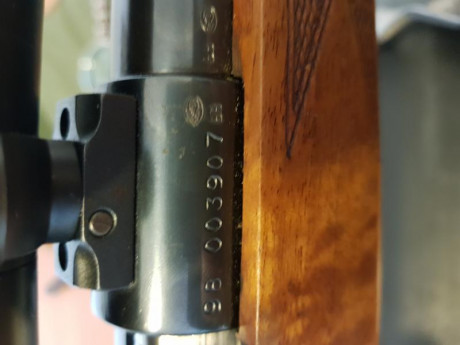 Hola, buenas. Tengo un rifle mauser bastante viejo, pero no antiguo. Y el emblema grabado no es el de 20