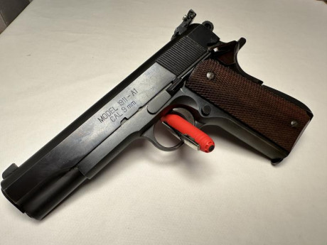 Hola a todos, vendo pistola SPRINGFIELD ARMORY 1911 A1 de 9 mm. Me desprendo de ella por falta de uso 02