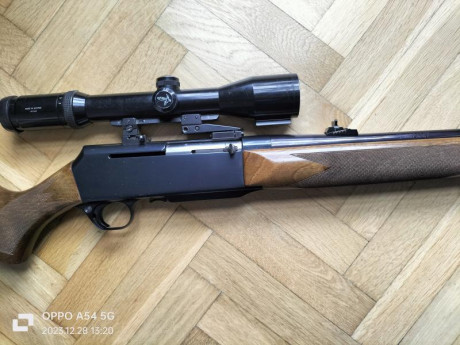 Vendo rifle semiautomático FN BAR Cal. 270W con bases Appel y visor Swarovski Habicht 1,5-6 x 42. Muy 00