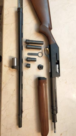 Vendo escopeta semiautomática Fabarm modelo Ellegi, calibre 12/76.

Prácticamente sin uso, y muy bien 02
