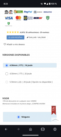 Hola buenas otra vez amigos,,,,al final decidí comprarme weiheauch hw 77 nueva en mundilar  ya que no 00