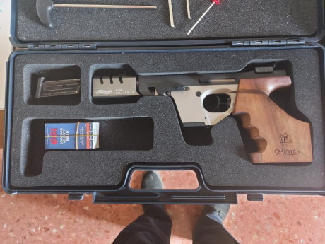 Se vende Walther GSP Expert 22 LR cacha talla M , el arma esta bien en todos sus aspectos  tanto de estética 30