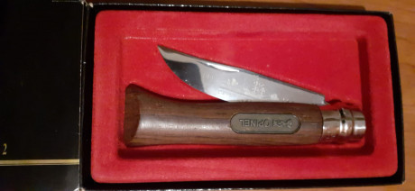 Vendo navaja Opinel conmemorativa del 5º centenario del descubrimiento de América. Nunca ha sido usada, 02