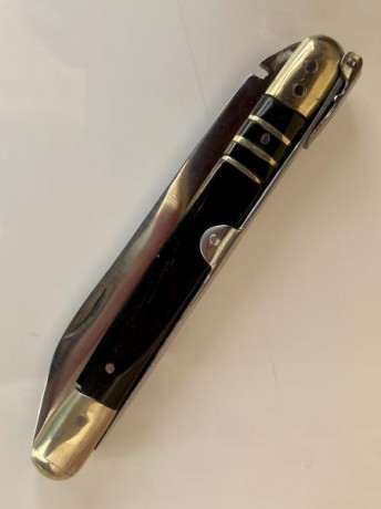 Navaja machete de Santa Cruz se Mudela con hoja de acero al carbono de 11,5 cm de largo y 1,8 cm de alto, 02