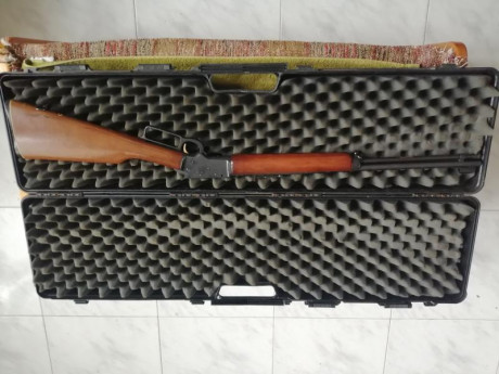 Se vende carabina Marlin mod 39 AS cañón corto y desmontable, guiada con 22 corto y 22 lr.
En muy buen 01