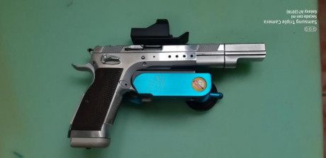 hola vendo pistola IPSC Open
marca Tanfoglio
modelo P 19 S
cañón 5,5" con freno de boca
siempre usada 02