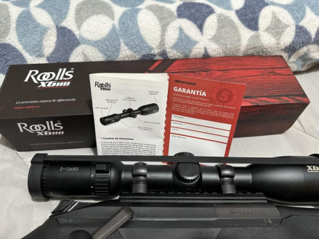 Vendo Visor Roolls X6HD 2-12x50i y regalo las monturas desmontables que lleva.

Comprado el 11/10/22, 31