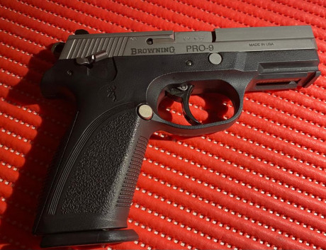 Buenas pongo en venta esta Browning Pro 9 de 9 mm.
Es de un compañero del club se quiere deshacer de ella 01