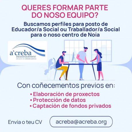 Pues se me ha ocurrido que podemos apuntarnos aquí los que buscamos trabajo y también los que ofrecen 60