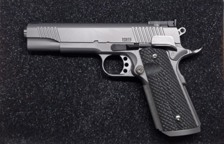 En venta Pistola 1911 Marca Bul modelo Trophy
Incluye 5 cargadores (3 originales y  2  MegGar)
Aleta de 02