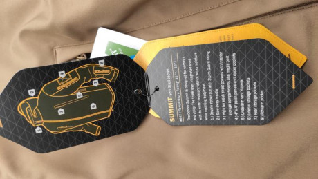 Chaqueta Condor Summit Softshell, la versión nueva, color Coyote Tan arena, talla L, totalmente nueva 12