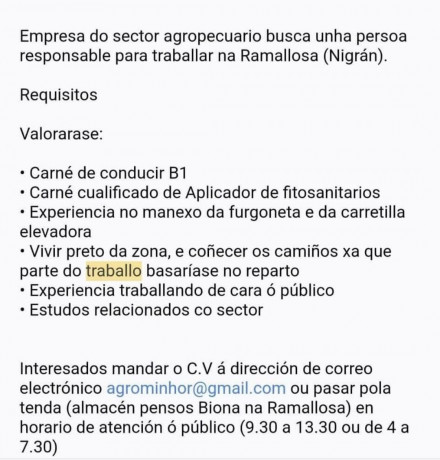 Pues se me ha ocurrido que podemos apuntarnos aquí los que buscamos trabajo y también los que ofrecen 70