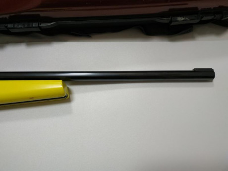 Vendo  carabina Feinwerkbau 2600  (calibre 22lr) con  maleta rígida  y  bípode .

Tiene roces en la pintura 10