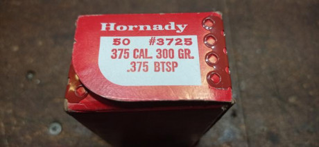 Vendo caja con 60 proyectiles del 375.
Marca Hornady tipo BTSP de 300 grns.
50€ portes incluidos.
También 01