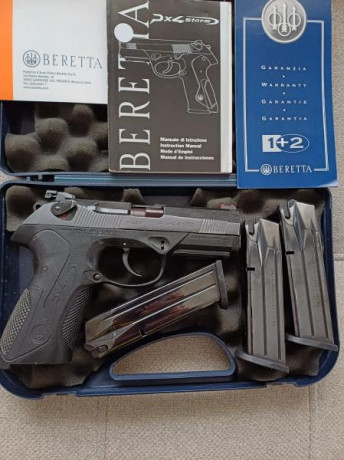 Se vende Beretta PX Storm, guiada en F, está en Asturias. El arma ha sido utilizada para iniciarme en 01