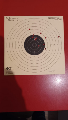 Hola, hoy por fin he empezado un curso de 6 semanas (2h semana) sobre Pistola Aire 10m y quiero poner 02