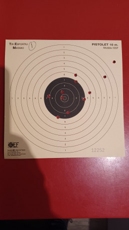 Hola, hoy por fin he empezado un curso de 6 semanas (2h semana) sobre Pistola Aire 10m y quiero poner 00