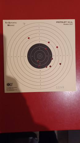 Hola, hoy por fin he empezado un curso de 6 semanas (2h semana) sobre Pistola Aire 10m y quiero poner 20