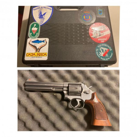 Compañero de club vende  revólver Smith&Wesson calibre 357 en acero inoxidable de 6 pulgadas. Modelo 01