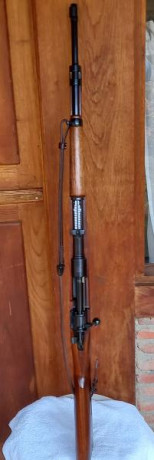 Fusil Mauser K98  calibre 8x57 IS ( 7.92 Mauser) modelo  fabricado por Mauser  en 1998 coincidiendo con 11