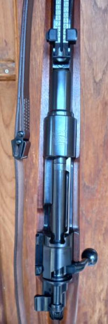 Fusil Mauser K98  calibre 8x57 IS ( 7.92 Mauser) modelo  fabricado por Mauser  en 1998 coincidiendo con 10