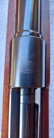 Fusil Mauser K98  calibre 8x57 IS ( 7.92 Mauser) modelo  fabricado por Mauser  en 1998 coincidiendo con 20