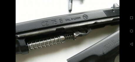 Hola vendo pistola CZ 75 B, con Kit del 22 LR. Esta guiada en F, con sus dos estuches,  2 cargadores de 52