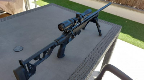 Vendo carabina cz455 con chasis mdt 
Gatillo afinado y cargador extra de 10 

Carabina sola 500€
Con visor 01