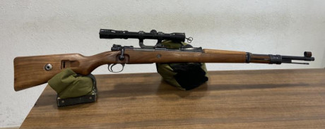 VENDO MAUSER K98 

Recamarado .308

Lleva visor y montura como se ve en la foto.

Disparador timney (al 02