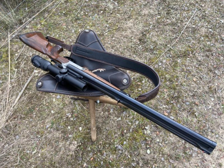 Precioso rifle express paralelo en calibre 9,3x74R. regulables en convergencia para un óptimo centrado 11