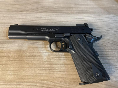 Cambio Colt Gold Custom 22 lr. con muy poco uso y perfectas condiciones de funcionamiento y estéticas, 11