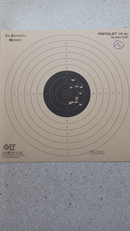 Hola, hoy por fin he empezado un curso de 6 semanas (2h semana) sobre Pistola Aire 10m y quiero poner 160