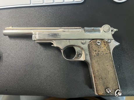 vendo pistola Star 1914 conocida sindicalista acabado cromo en estado de Tiro y el Libro   ÚLTIMO PRECIO
 02